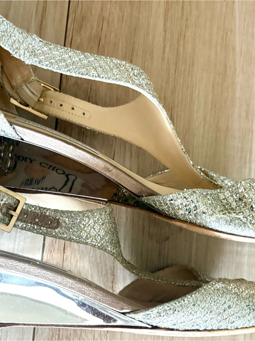 VTG Jimmy Choo Crystal Sandal